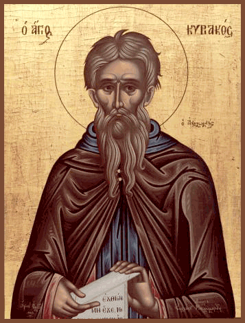 Преподобный Кириа ́ к Палестинский, отшельник